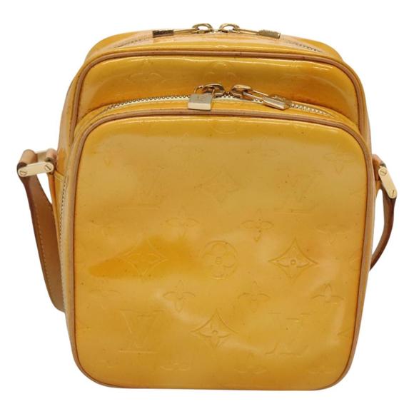 Louis Vuitton Wooster Yellow Patent Leather shoulder - Picture 1 of 10